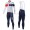 2016 Team IAM wit Set Wielerkleding Wielershirt lange mouw+Lange fietsbroeken Bib 213594