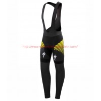 2016 Specialized Team LS zwart-geel Lange fietsbroeken Bib 213714