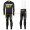 2016 Scott RC zwart-geel Set Wielerkleding Wielershirt lange mouw+Lange fietsbroeken Bib 213692