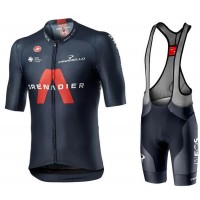 INEOS GRENADIER 2020 Aero Race 61 Fietskleding Wielershirt Korte Mouw+Korte Fietsbroeken Bib BFG1A