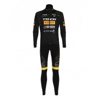 2020 TREK PIRELLI Fietskleding Set Wielershirts lange mouw+fietsbroek lang met zwart LV4HE