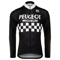 PEUGEOT BP MICHELIN BLACK Fietsshirt lange mouw 19040731