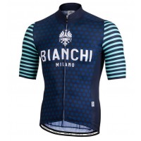 BIANCHI MILANO Davoli blue Fietsshirt korte mouw 190224055
