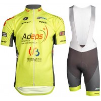 Wallonie-Bruxelles 2019 Fietskleding Set Fietsshirt Korte Mouw+Korte fietsbroeken Bib 19040749