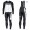 2019 Scott-RC PRO zwart-wit winterset Wielerkleding Set Wielershirts lange mouw+fietsbroek lang met zeem W6mom